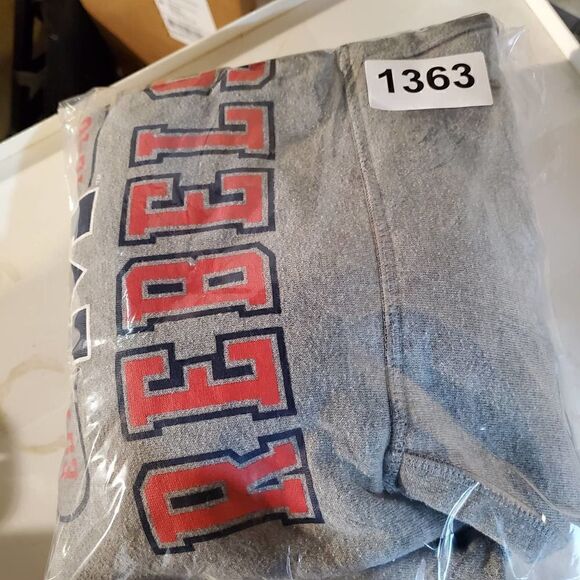 Ole Miss Hoodie Mens Medium Gray Knights Apparel Rebels Pullover - Picture 10 of 10